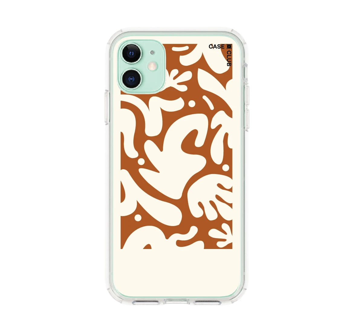 ดอกไม้มินิมอลสีน้ำตาล